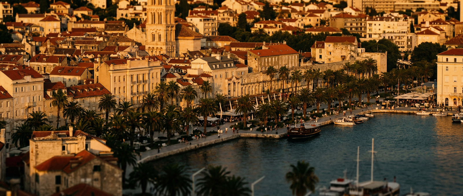 Split waterfront private transfer hub